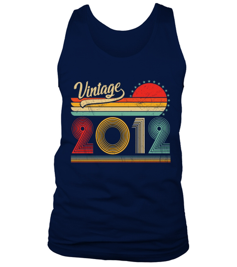Vintage 2012 Official Teenager 11th Birthday Gifts Tank Top Unisex
