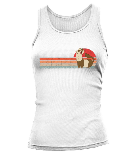Ferret Retro Weasel Vintage Tank top Woman