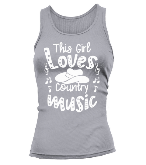 Funny Music Lover This Girl Loves Country Musicwes Tank top Woman