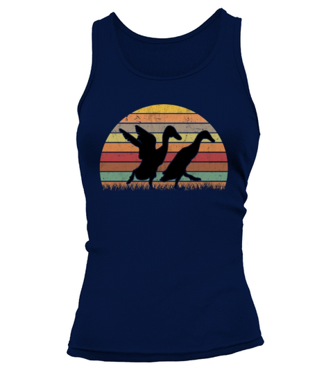 Indian Runner Duck Retro Bottle Vintage Tank top Woman