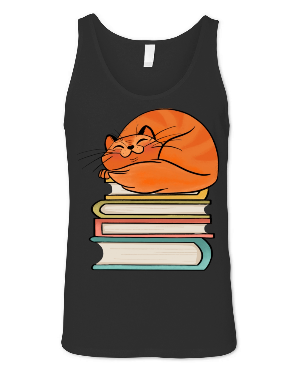With Books And Cats Life Is Sweet Unisex Jersey Tank