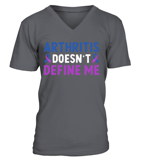 Arthritis Doesnt Define Me Rheumatoid Arthritis V-Neck T-shirt