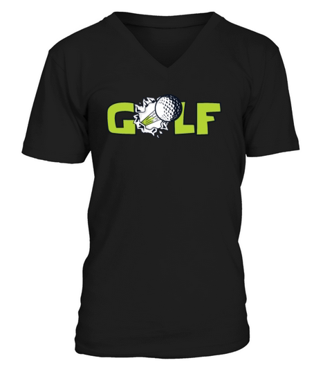 Golf Golfing Legend Player Pro Golfer Fan Trainer V-Neck T-shirt