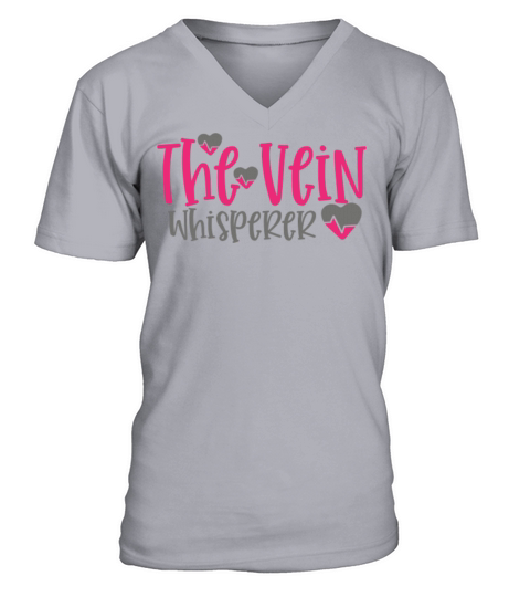 Quote The Vein Whisperer V-Neck T-shirt