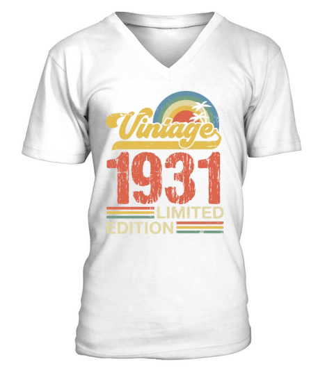 Retro Vintage 1931 Limited Edition V-Neck T-shirt