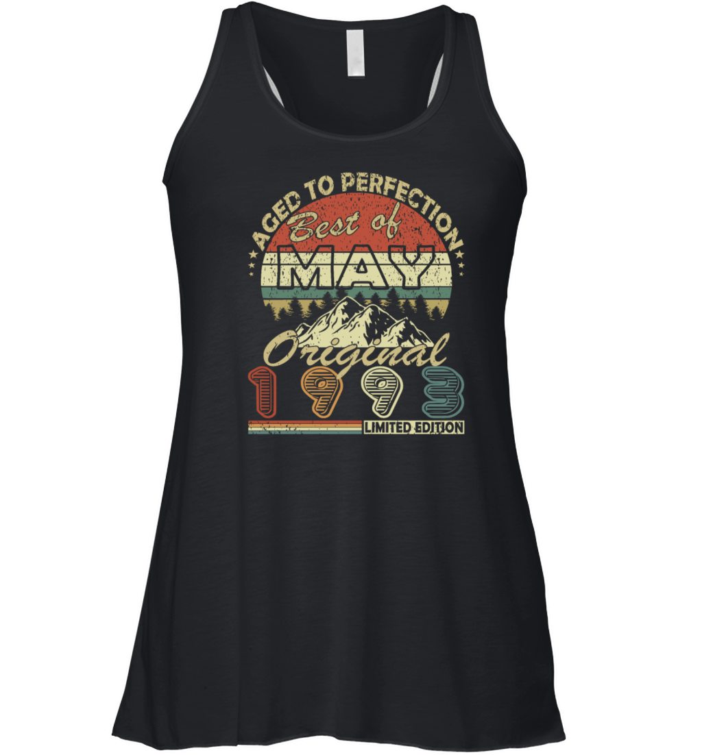 30 years birthday may 1993 may 1993 born Women's Flowy Tank Top