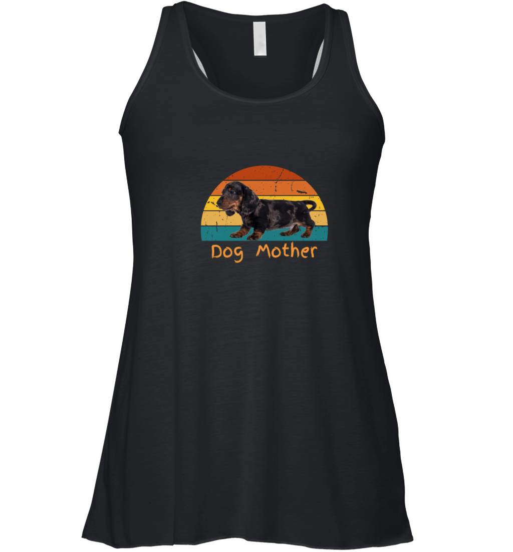Dog Mother Funny Cocker Speniel Dog Graphic Print Women's Flowy Tank Top