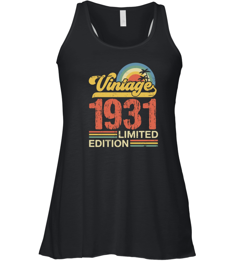 Retro Vintage 1931 Limited Edition Women's Flowy Tank Top