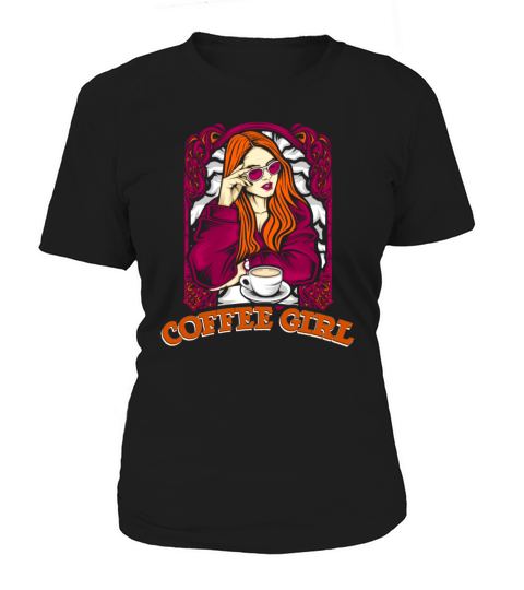 Coffee Girl Barista Queen Latte Art Coffee Lover Women's T-Shirt