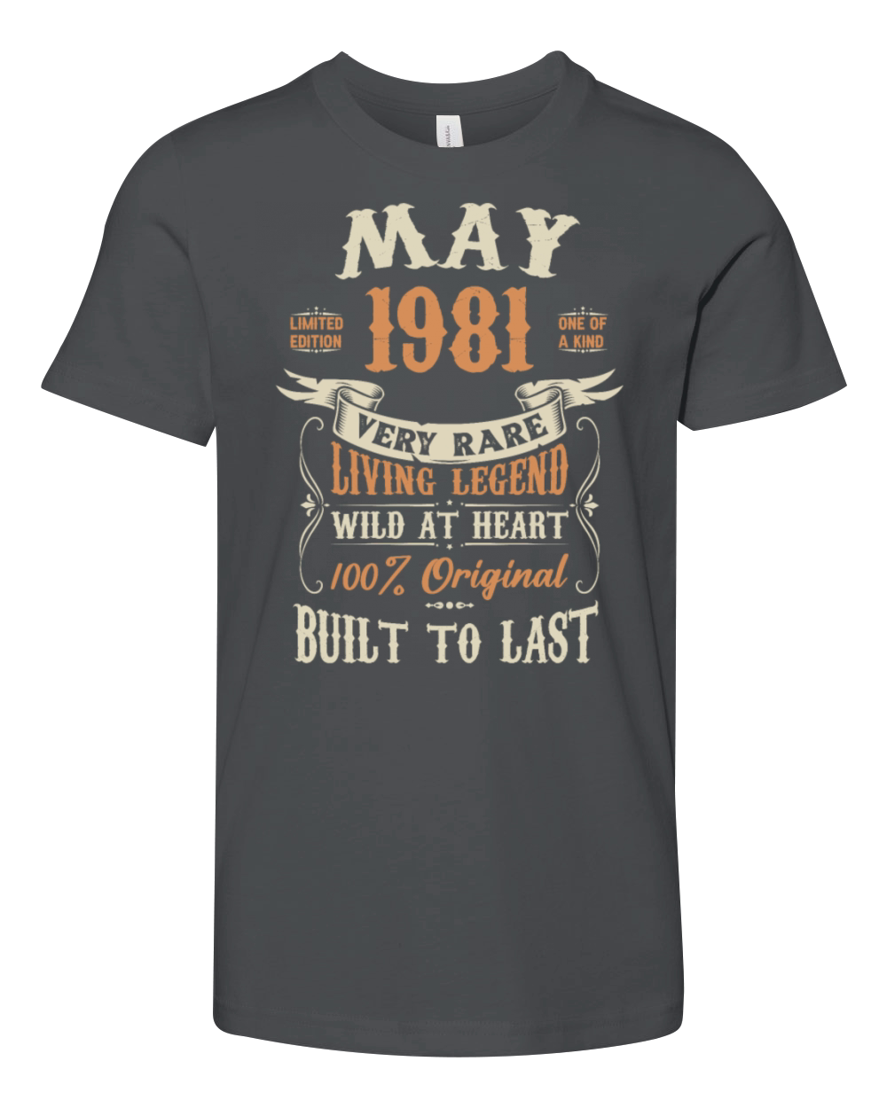 May 1981 Birthday Surprise Youth Unisex Jersey Tee