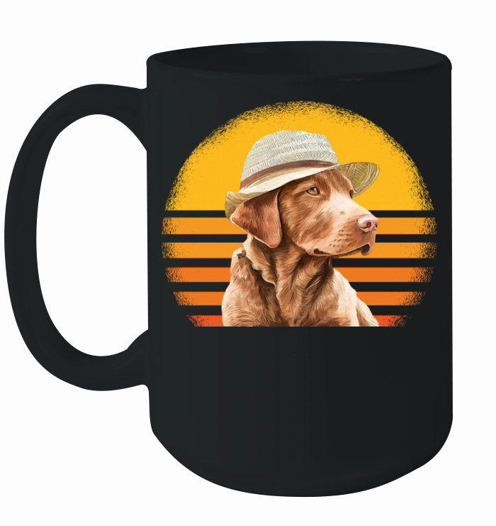 Chesapeake Bay Retriever Dog Retro Vintage Ceramic Mug