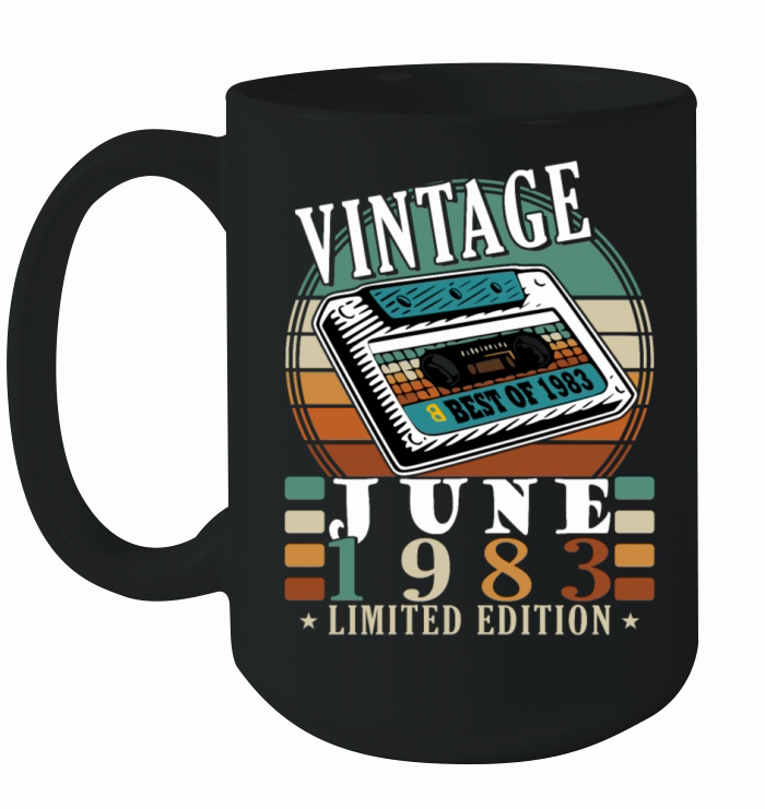 June 1983 vintage birthday gift 40 years Ceramic Mug