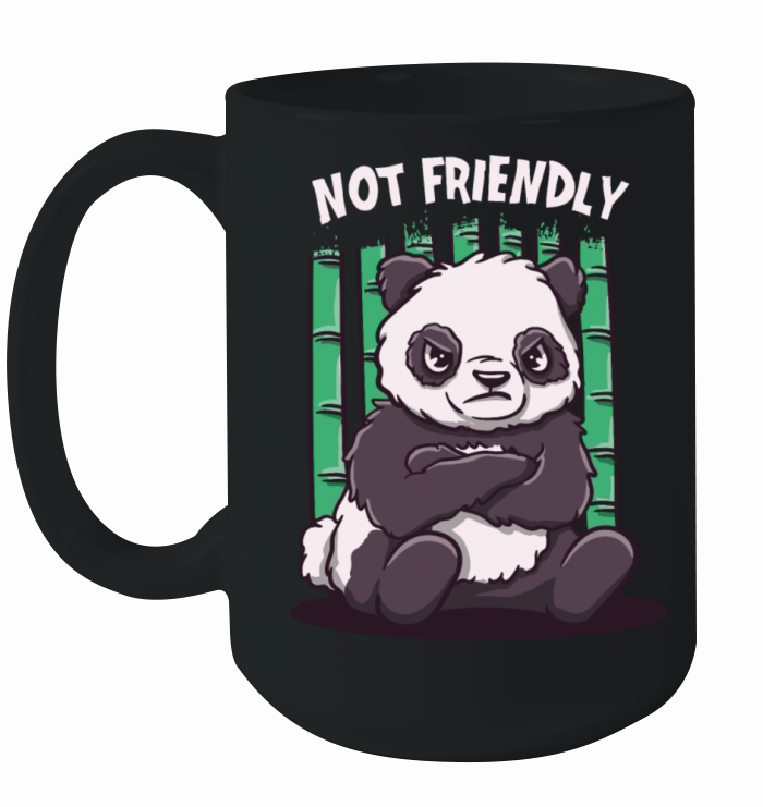 Not Friendly Funny Sarcastic Humor Sarcasm Introve Ceramic Mug