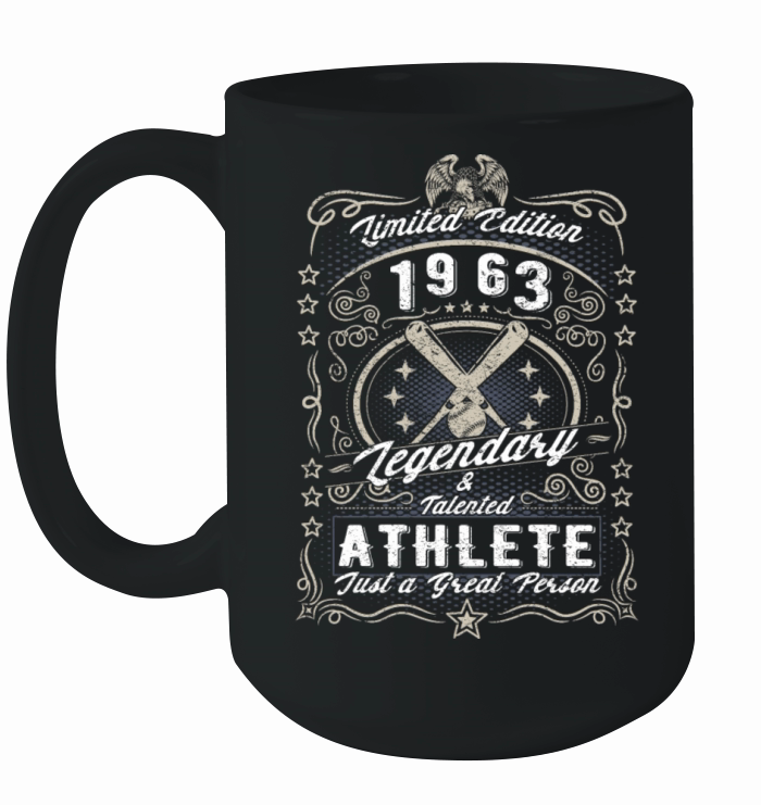 Vintage 1963 Baseball Birthday Gift Sport Hobby Ceramic Mug