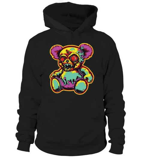 Horror Scary Bear Halloween Witchs Brew Hoodie Unisex