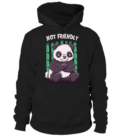 Not Friendly Funny Sarcastic Humor Sarcasm Introve Hoodie Unisex