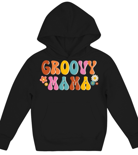 Groovy Mama Vintage Kids Hoodie