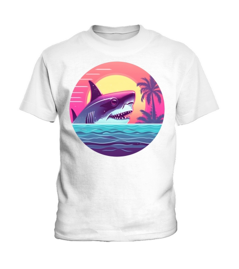 Vintage Shark Lovers Kids T-Shirt