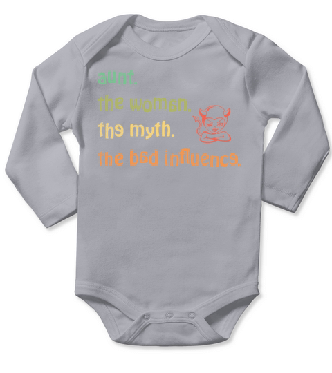 aunt the woman the myth the bad influence vintage Long Sleeve Baby One-Piece