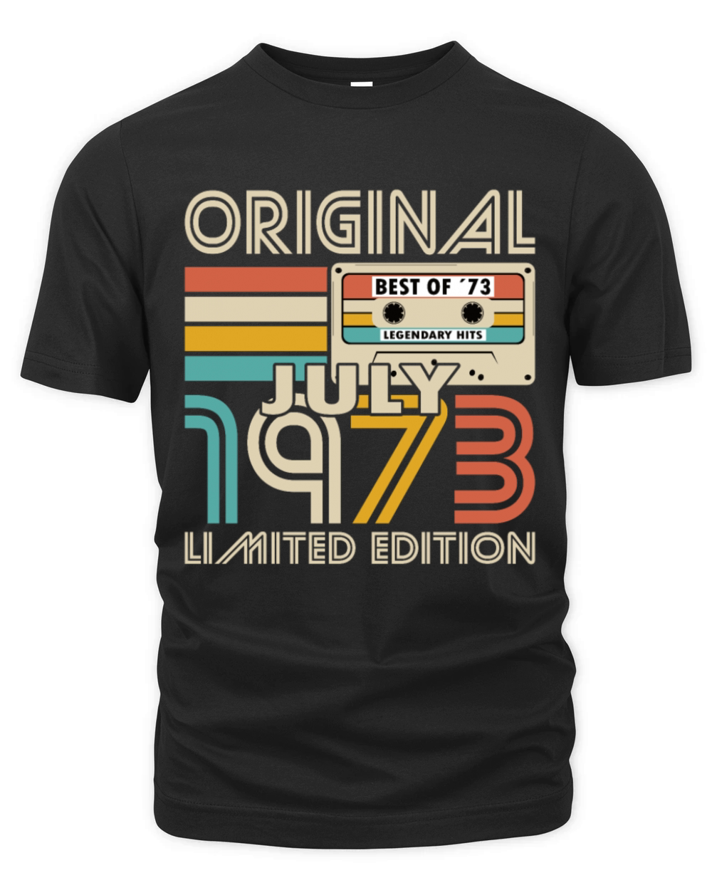 50th birthday july 1973 original 1973 Organic Unisex T-shirt