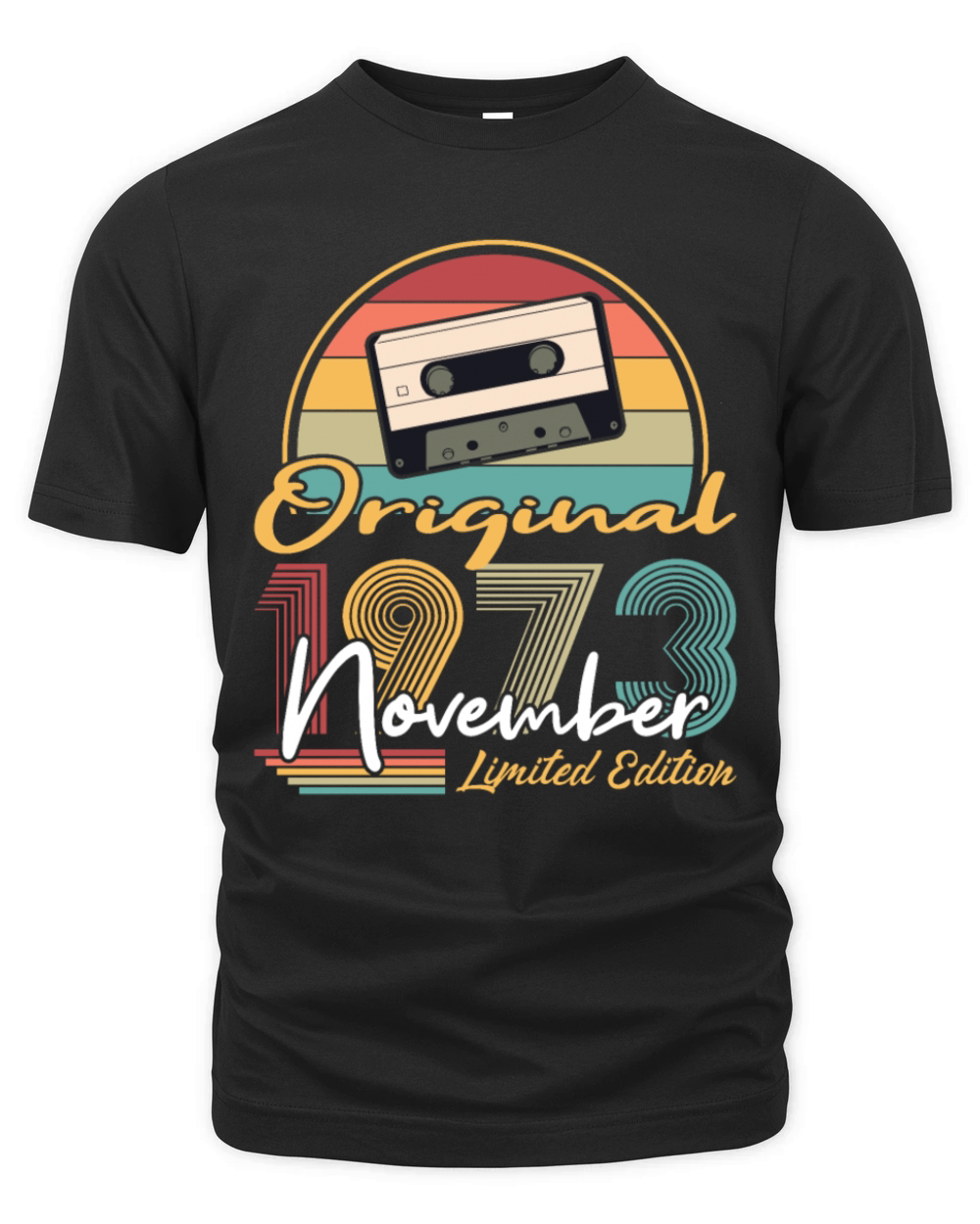 50th birthday november 1973 original 1973 Organic Unisex T-shirt
