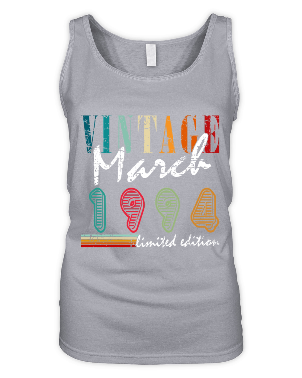 29th Birthday Man Awesome March Vintage 1994 Organic Women's Tank Top