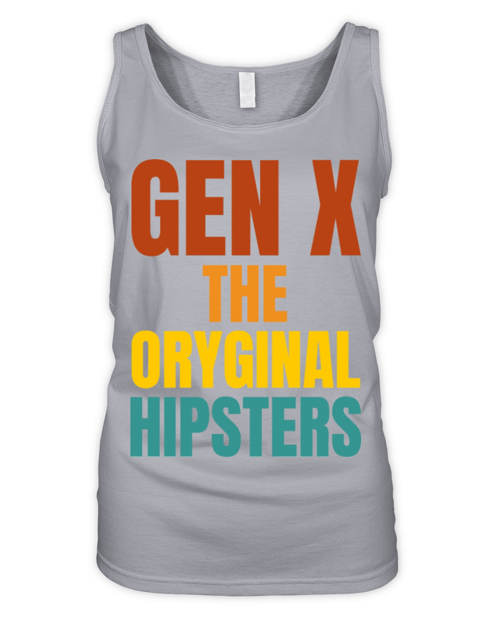 Gen X The Oryginal Hipsters Organic Women's Tank Top