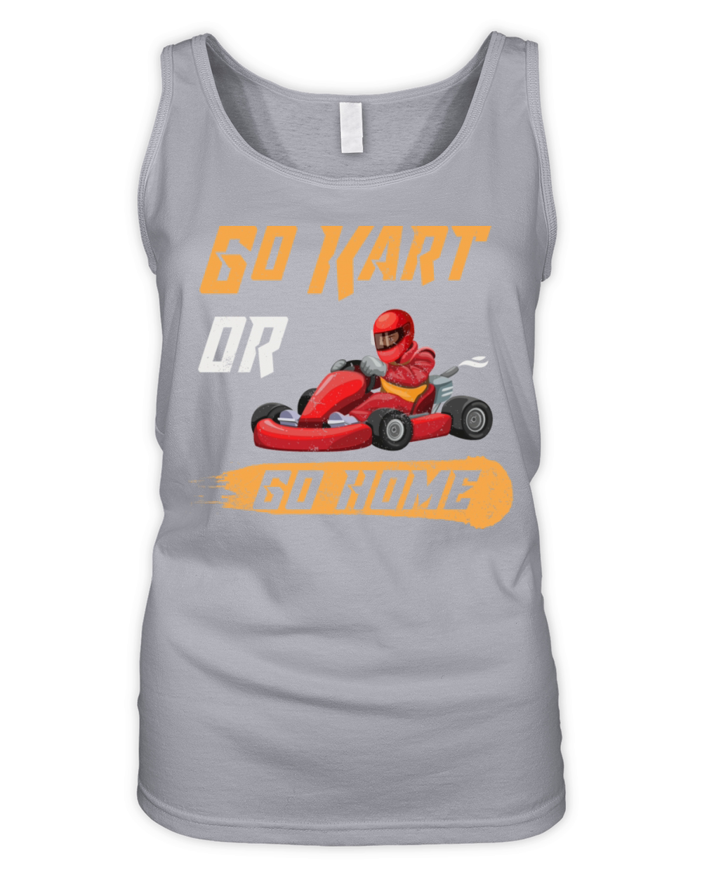 Go Kart Or Go Home Funny Racing Karting Vintage Organic Women's Tank Top