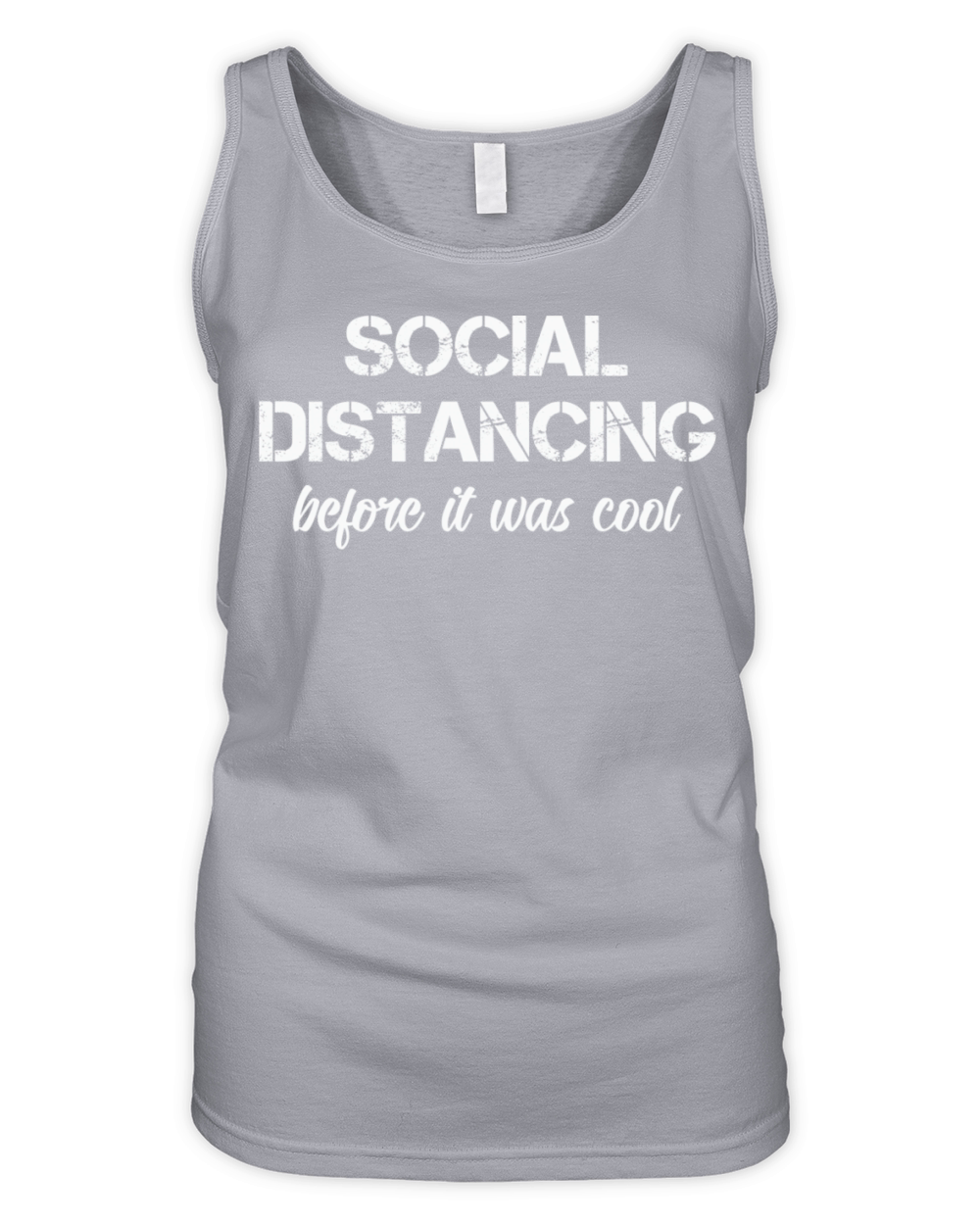 Social Distancing Before It Was Cool Organic Women's Tank Top