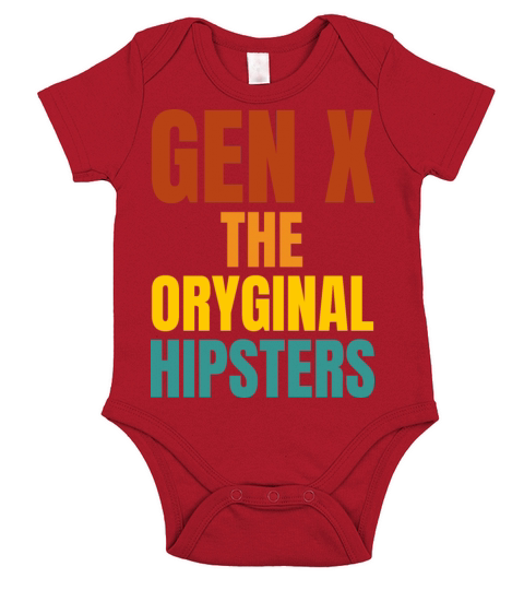 Gen X The Oryginal Hipsters Short Sleeve Baby One-Piece