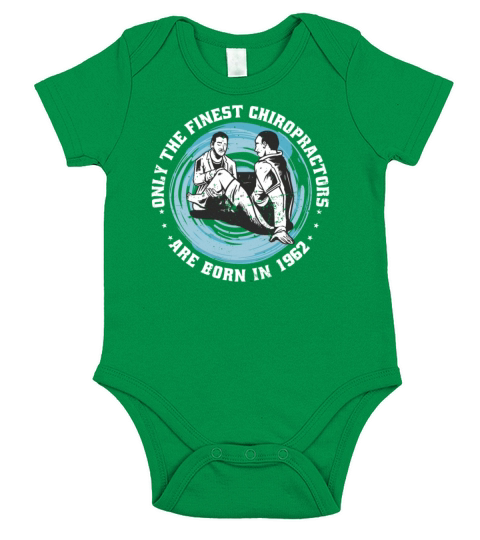 Physiotherapy born in 1962 Vintage Birthday Short Sleeve Baby One-Piece