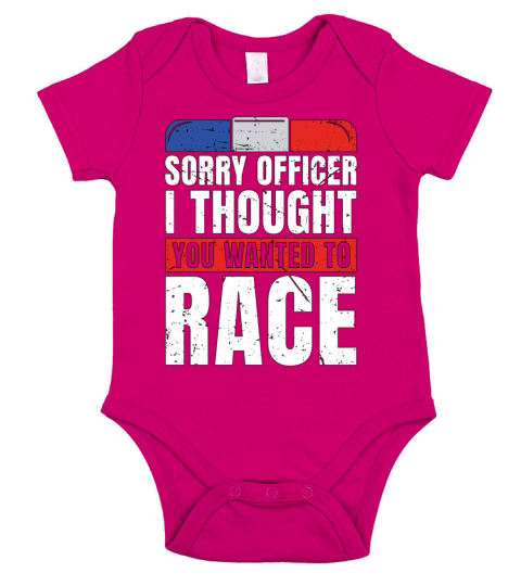 Police Officer Sorry Officer I Thought You Sheriff Short Sleeve Baby One-Piece