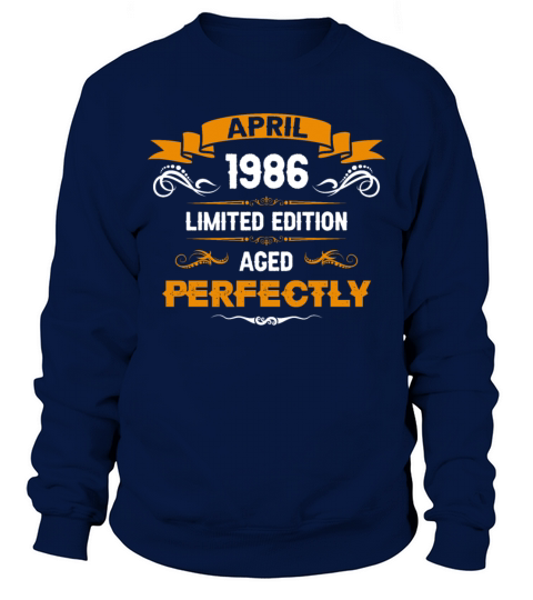 April 1987 Vintage Birthday Present Sweatshirt Unisex