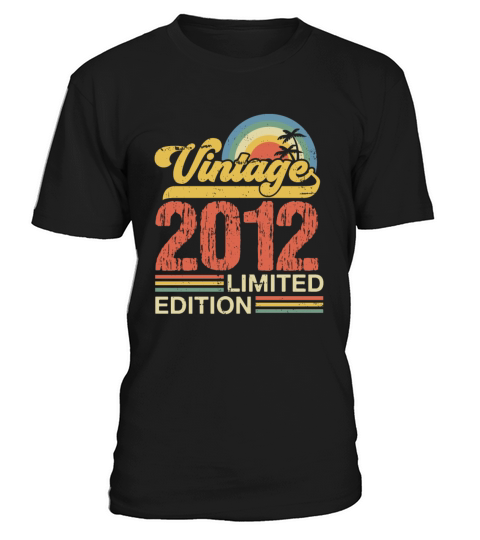 Retro Vintage 2012 Limited Edition T-Shirt Unisex