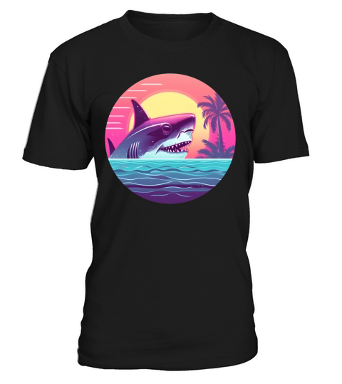 Vintage Shark Lovers T-Shirt Unisex