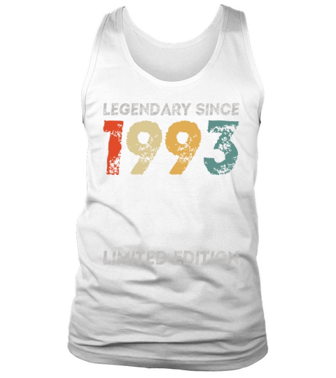 30th Birthday Legendary Since 1993 vintage Tank Top Unisex