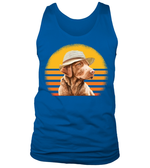 Chesapeake Bay Retriever Dog Retro Vintage Tank Top Unisex
