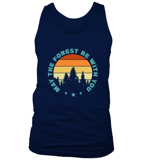 May The Forest Be With You Retro Vintage Tank Top Unisex