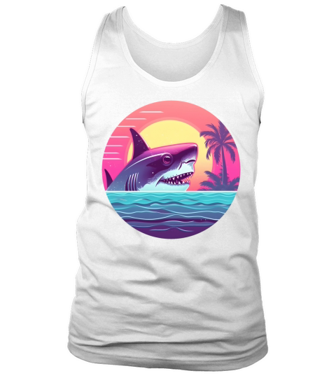 Vintage Shark Lovers Tank Top Unisex
