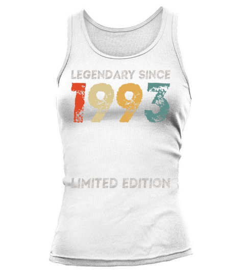 30th Birthday Legendary Since 1993 vintage Tank top Woman