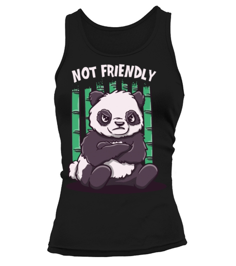 Not Friendly Funny Sarcastic Humor Sarcasm Introve Tank top Woman