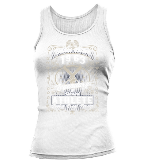 Vintage 1963 Baseball Birthday Gift Sport Hobby Tank top Woman