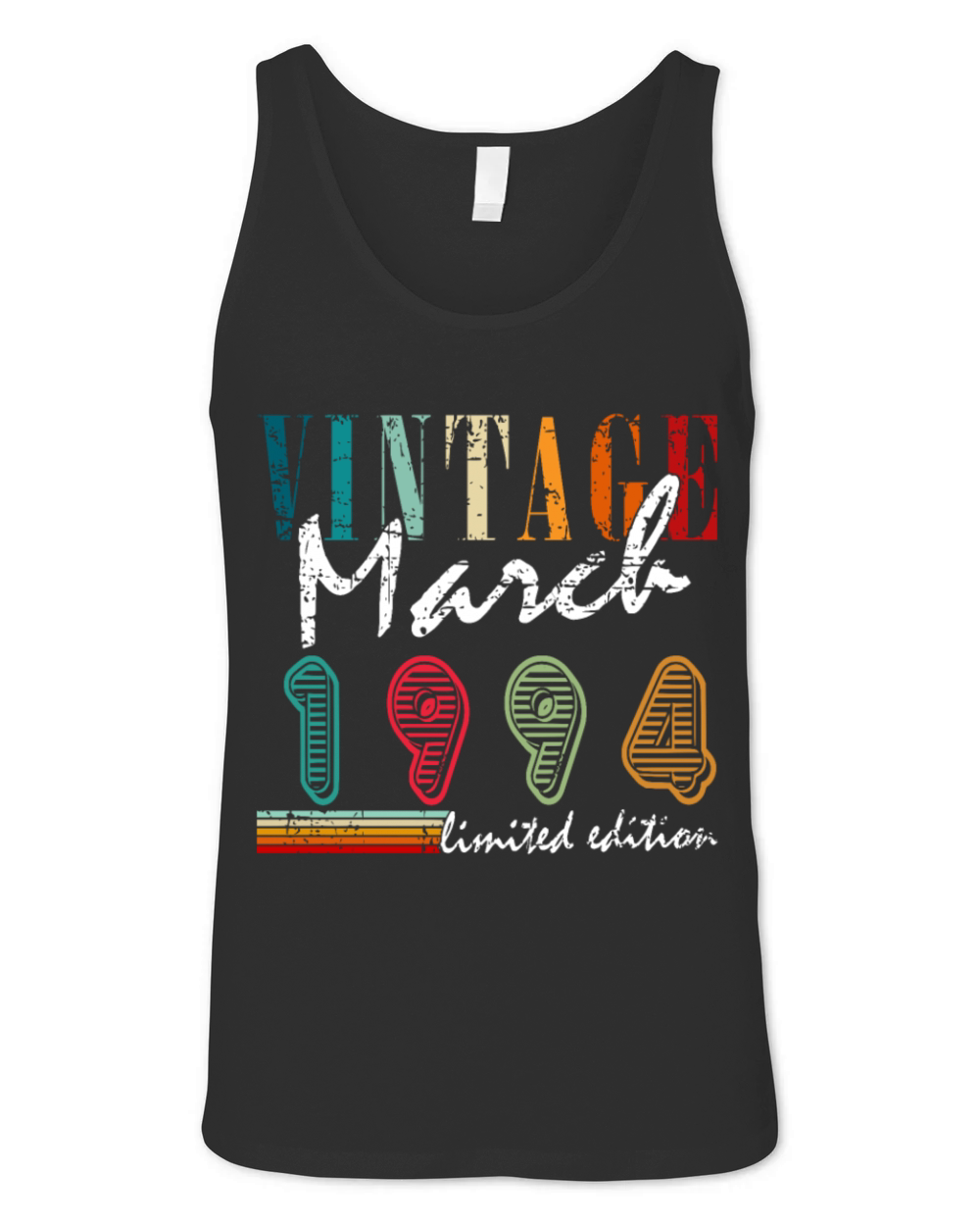 29th Birthday Man Awesome March Vintage 1994 Unisex Jersey Tank
