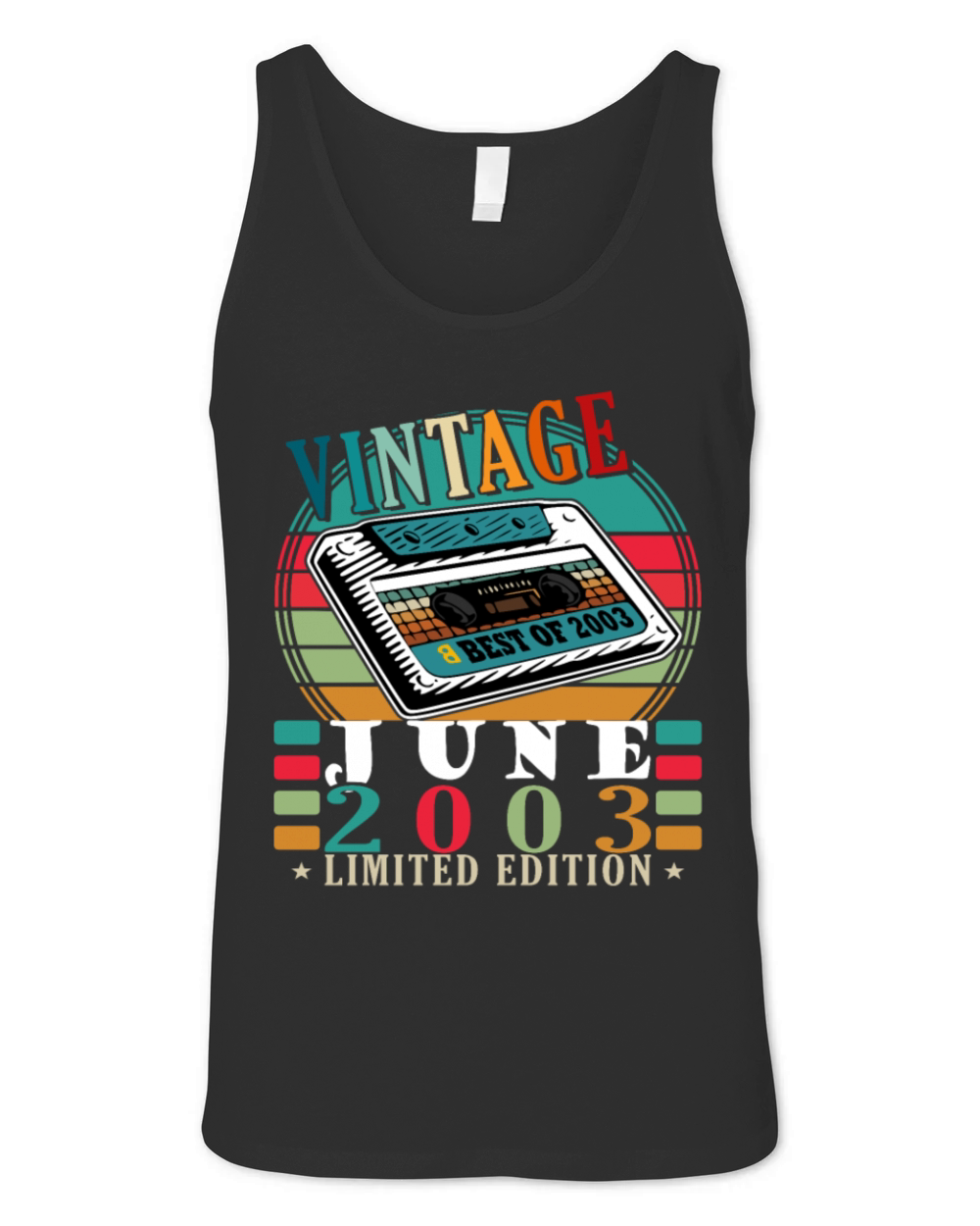 June 2003 Original 2003 Anniversary 2003 June Unisex Jersey Tank