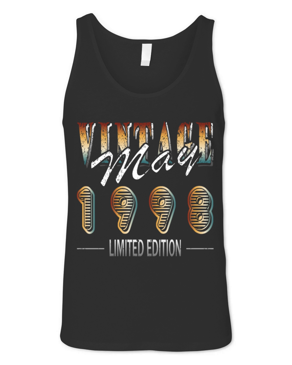May 1998 Vintage born in May 1998 Anniversary Unisex Jersey Tank