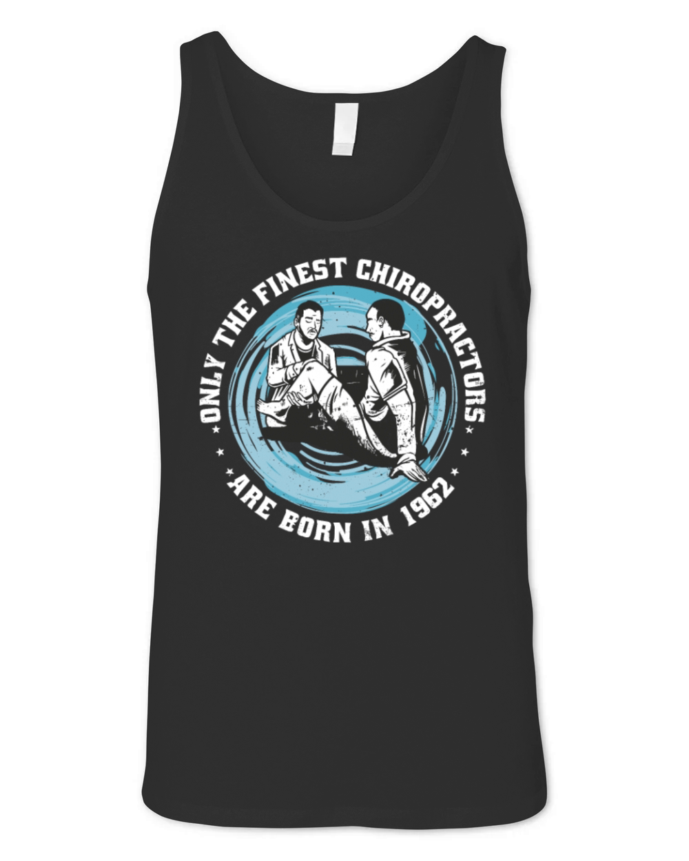 Physiotherapy born in 1962 Vintage Birthday Unisex Jersey Tank