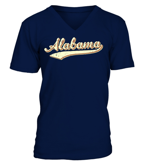 Vintage Alabama Sports V-Neck T-shirt
