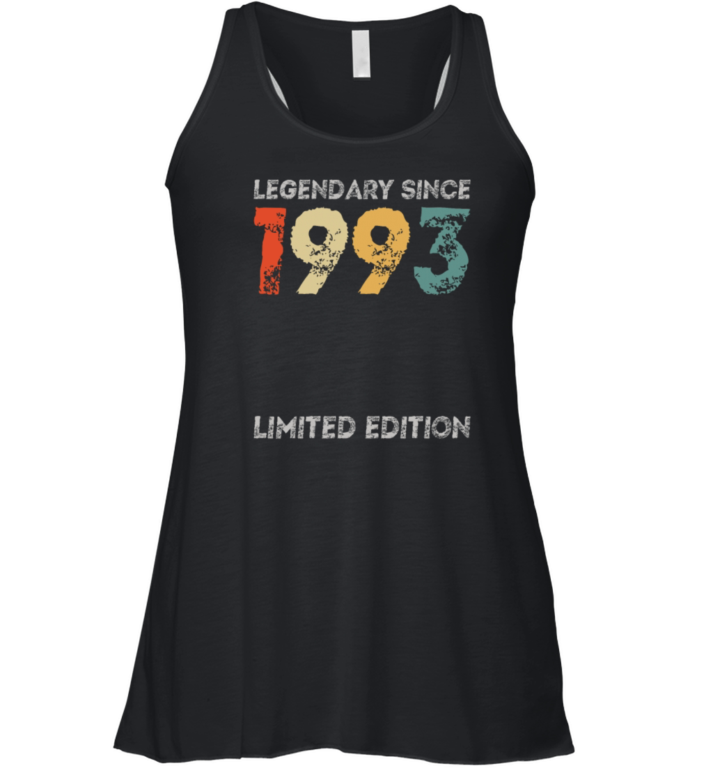 30th Birthday Legendary Since 1993 vintage Women's Flowy Tank Top