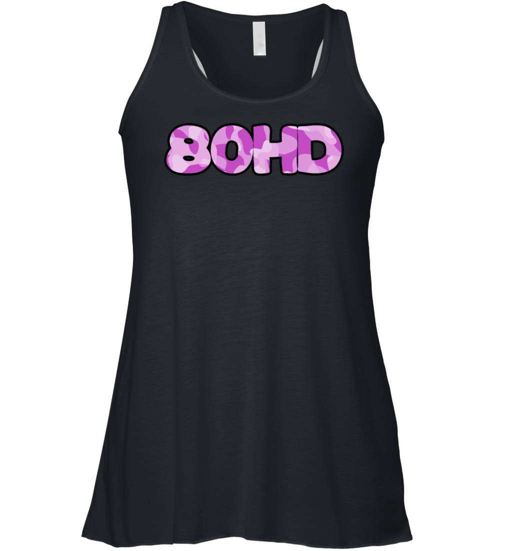 80hd ADHD purple camo Women's Flowy Tank Top