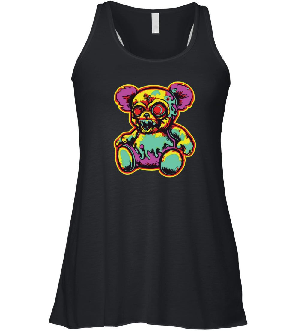 Horror Scary Bear Halloween Witchs Brew Women's Flowy Tank Top